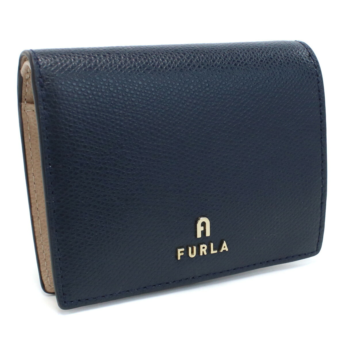 フルラ FURLA FURLA CAMELIA 二折財布小銭入付き　ブランド WP00304　ARE000　2717S MEDITERRANEO+BALLERI ネイビー系　bag-01 new-02