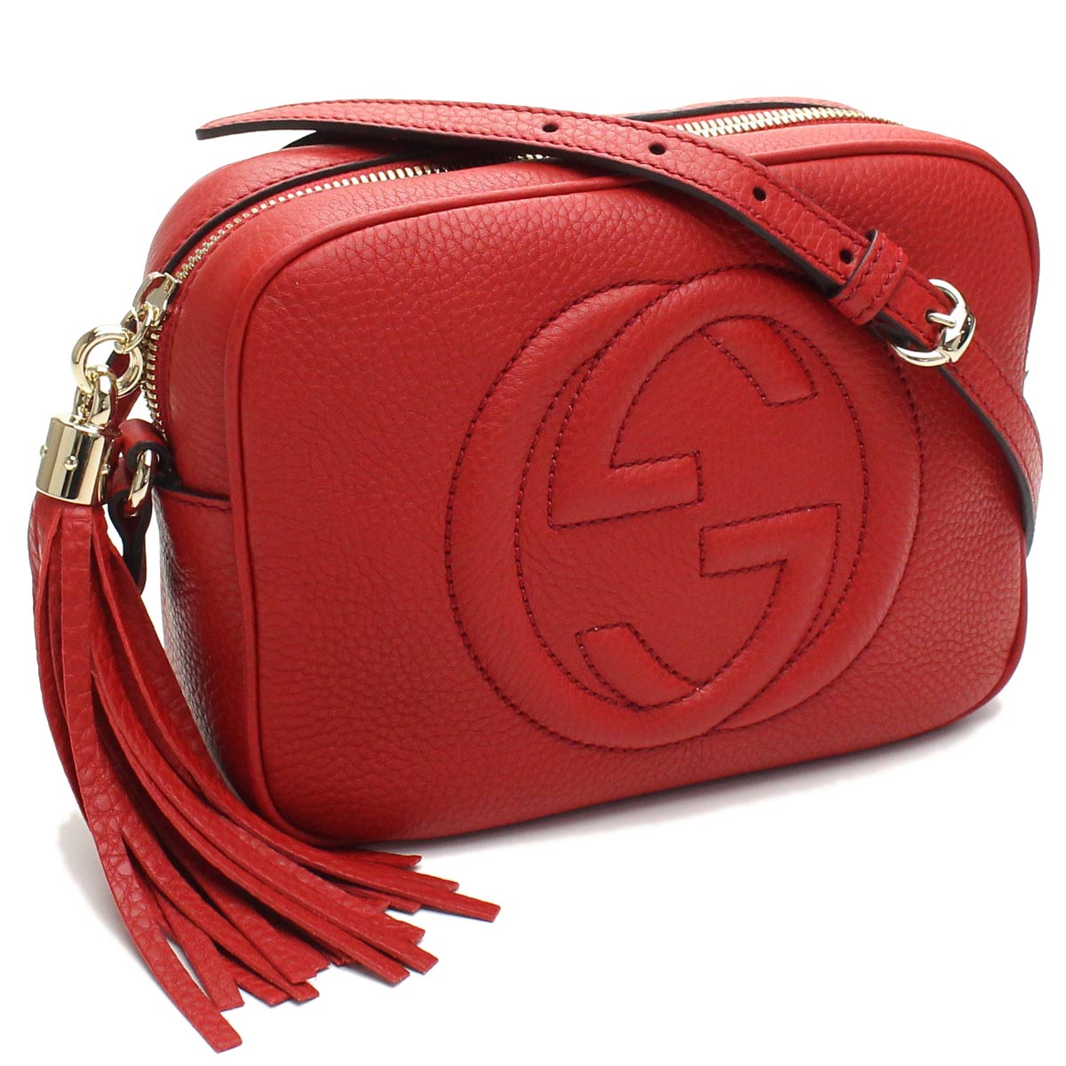 グッチ (GUCCI) SOHO 斜め掛けショルダーバッグ 308364 A7M0G 6523 レッド系 レディース ブランド ブランドバッグ バック ショルダーバック SS2306 24_sum