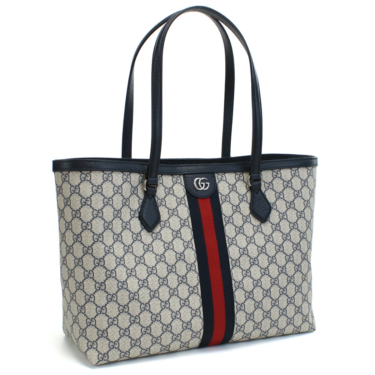 グッチ GUCCI OPHIDIA トートバッグ GGスプリーム 631685　96IWN　4076 ベージュ系 ブルー系　bag-01 new-01