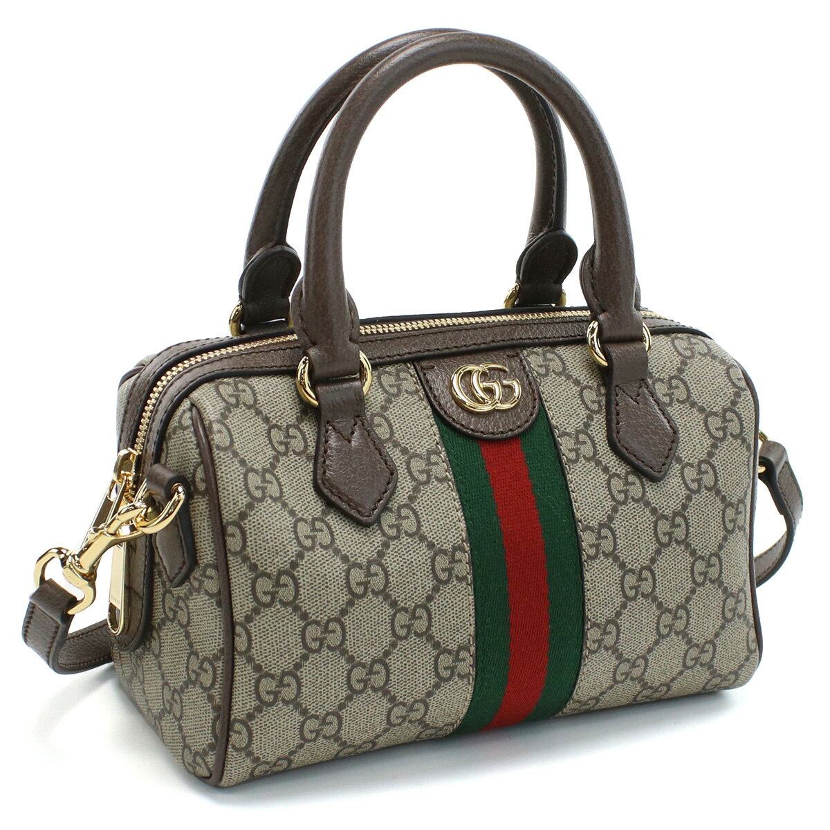 グッチ 旅行・トラベルバッグ レディース グッチ GUCCI ミニボストン ブランド オフディア ハンドバッグ 772053　96IWG　8745 ベージュ系 ブラウン系 bag-01