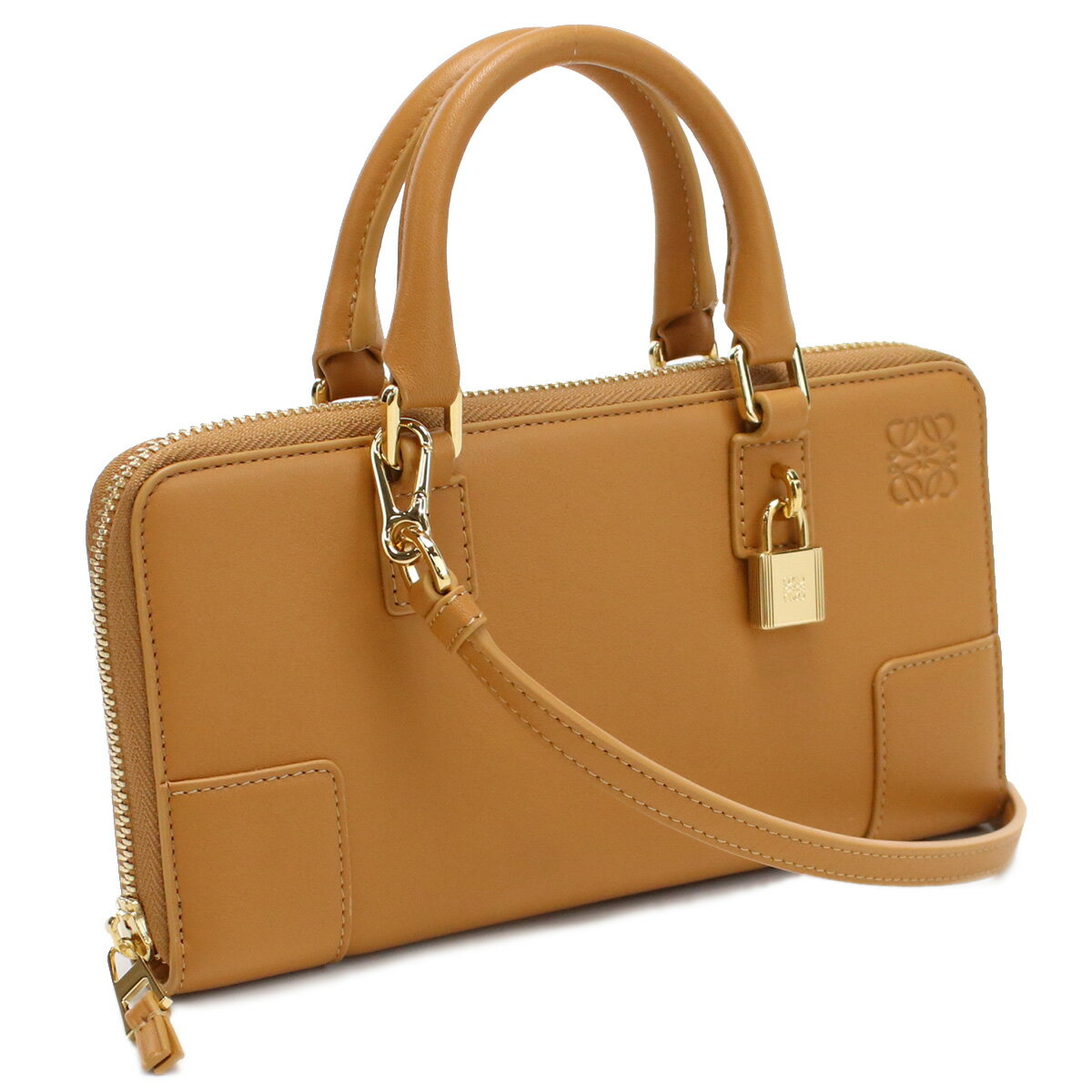 ロエベ LOEWE ポーチ C039U10X01 2586 AMAZONA POUCH WARM DESERT ブラウン系 gsw-3