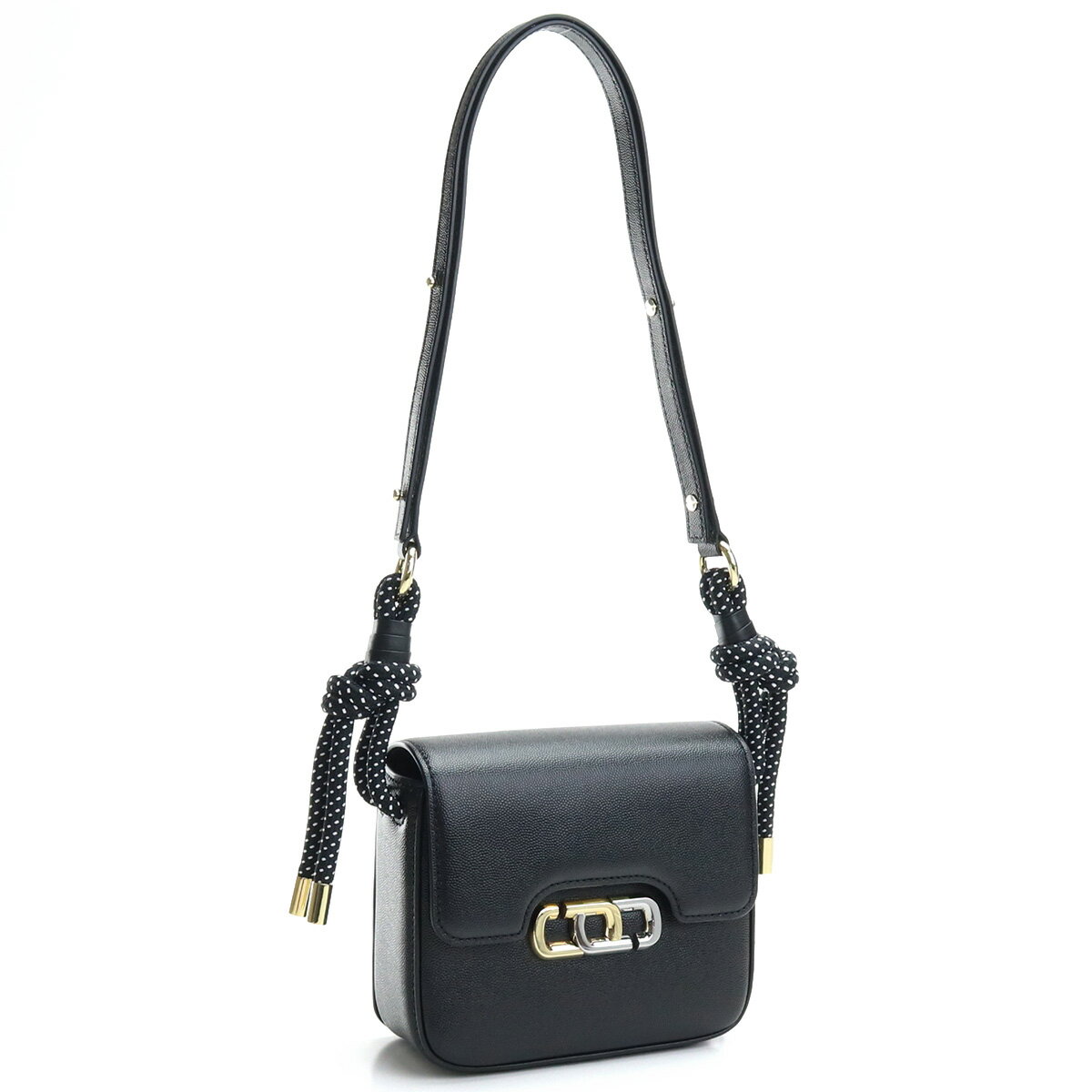 マークジェイコブス MARC JACOBS THE J LINK MINI SHOULDER BAG 斜め掛け ショルダーバッグ ブランドバッグ H909L01PF21 005 BLACK/WHITE ブラック bag-01のサムネイル
