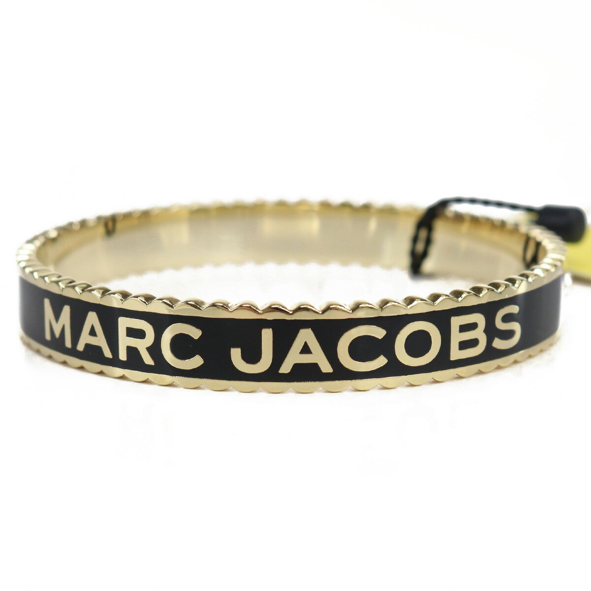 マークジェイコブス MARC JACOBS THE MEDALLION LG BANGLE バングル J105MT7PF22 001 BLACK-GOLD ブラック accessory-01 gif-04w 母の日