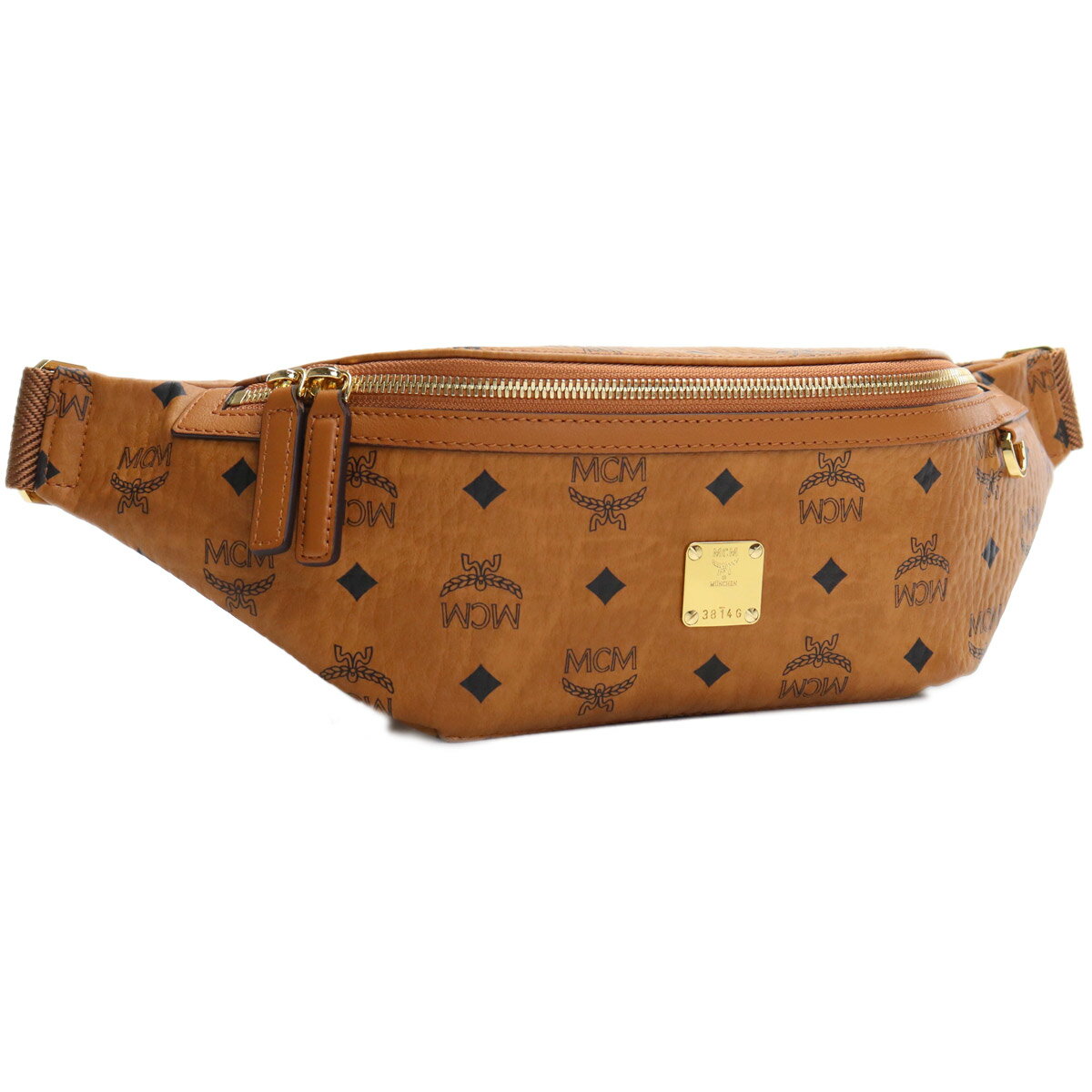 エムシーエム MCM FURSTEN ボディバッグ フュルステン ベルトバッグ ヴィセトス MMZAAFI01 CO001 ブラウン系 メンズ bos-24 bw-01