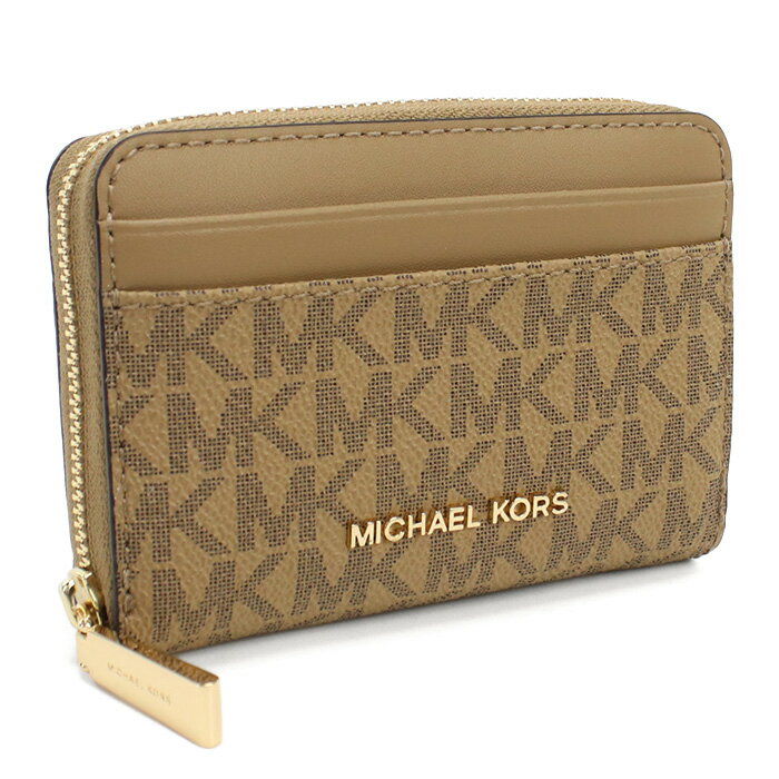 マイケルコース MICHAEL KORS JET SET 小銭入れ ミニ財布 32R5GJ6Z5V　297 HUSK ブラウン系 mini-01 wallet-01