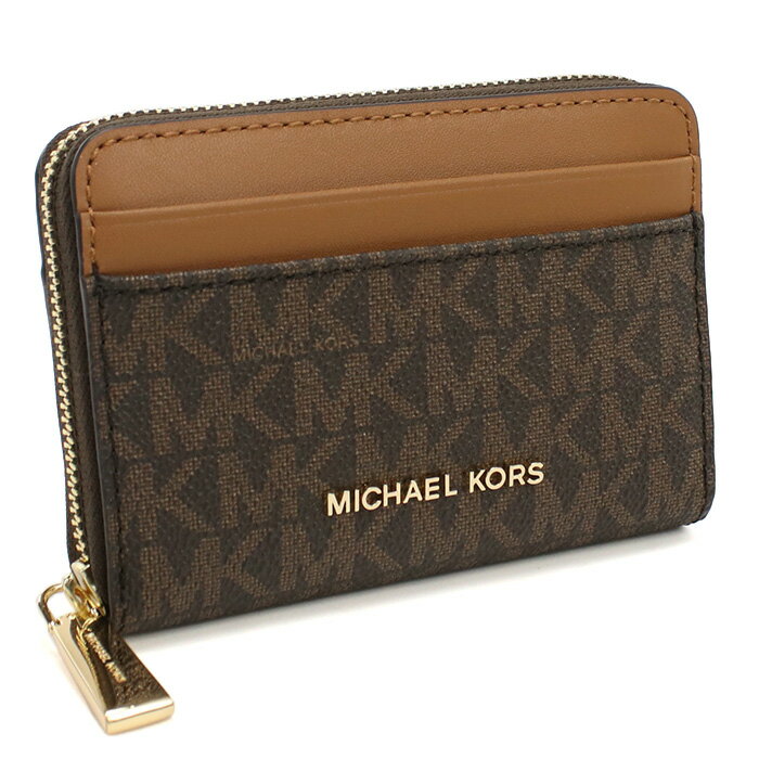 マイケルコース MICHAEL KORS JET SET CHARM 小銭入れ ミニ財布 32T4GJ6Z5B 252 BRN-ACORN ブラウン mini-01 wallet-01