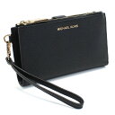 マイケル・コース MICHAEL KORS JET SET 長財布ニ折小銭入付き ブランド 34F9GAFW4L LEATHER 001 BLACK ブラック wallet-01
