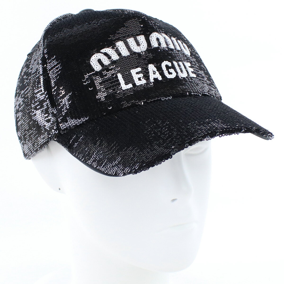 ミュウミュウ MIUMIU レディース−キャップ ブランド キャップ 5HC179　2F3O　F0002 NERO ブラック　cap-01