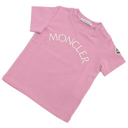 モンクレール MONCLER ベビー－T－シャツ　ブランド 8C00022 SS T-SHIRT　8790N　525 ピンク系　kb-01