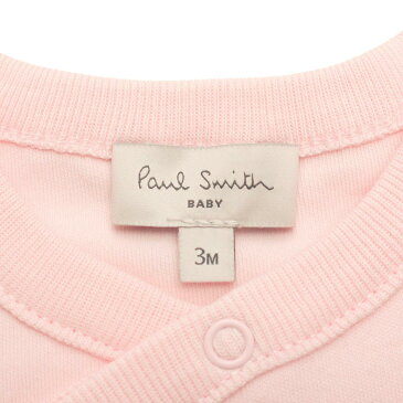 ポール スミス (Paul Smith) NEVERLAND ゼブラプリント ベビーカバーオール 5J54001 31 ピンク系 キッズ・ベビー 女の子【キャッシュレス 5％ 還元】 OLS-5