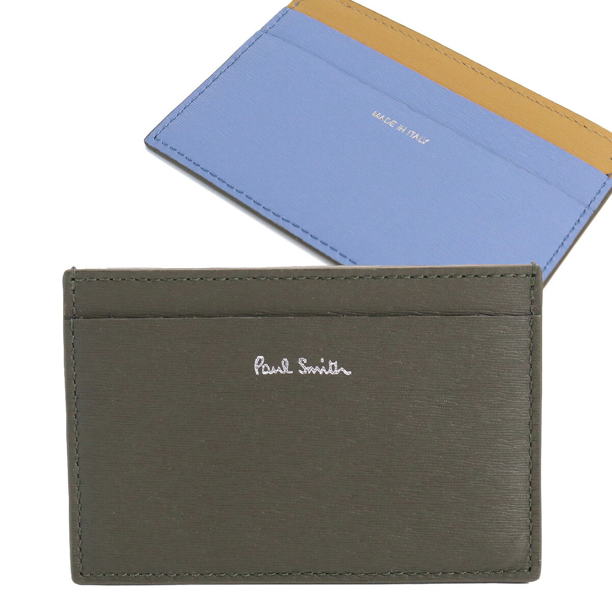 ポール・スミス Paul Smith カードケース　ブランド M1A4768　LSTRGS　63 グレー系　gsm-3 父の日