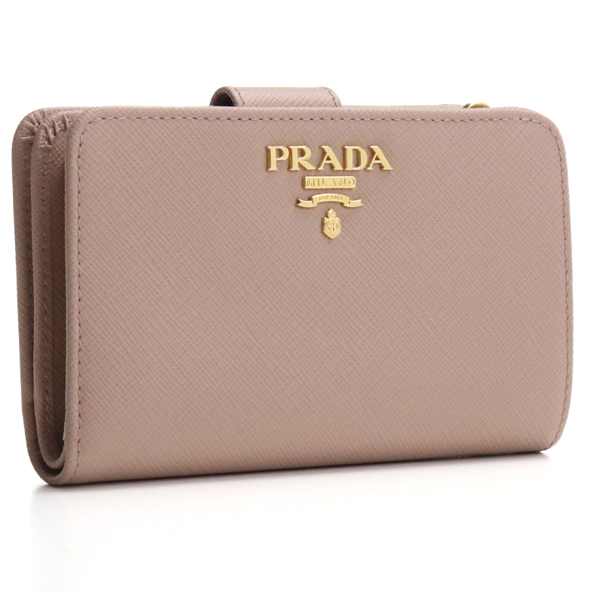 プラダ PRADA 財布 2つ折り財布 コンパクト財布 1ML225 QWA F0236 CIPRIA ベージュ系 財布 ウォレット レディースのサムネイル