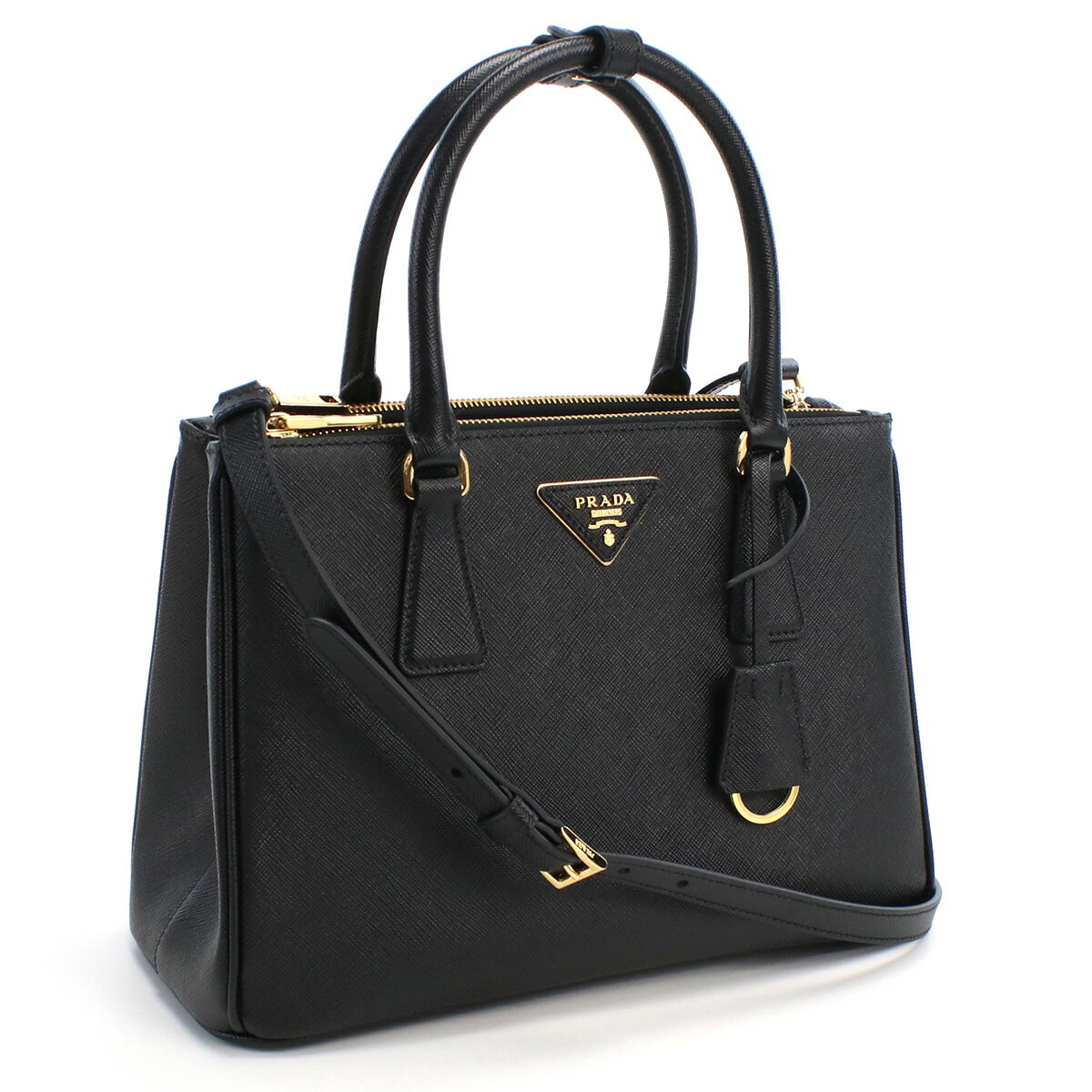 プラダ PRADA ハンドバッグ ブランド ガレリア 1BA863 NZV V EOO F0002 NERO ブラック bag-01 gif-03w フォーマルバッグ new-01