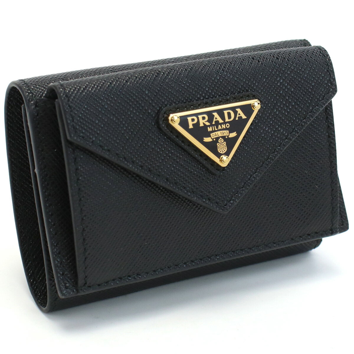 プラダ PRADA 三折財布小銭入付き　ブランド 1MH021　QHH　F0002 NERO ブラック　wallet-01　mini-01