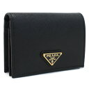 プラダ PRADA 二折財布小銭入付き ブランド 1MV021　QHH　F0002 NERO ブラック wallet-01 mini-01 new-02 母の日