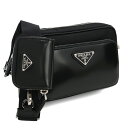 ショルダーバッグ プラダ PRADA Re-Nylon xブラッシュドレザー　ショルダーバッグ 2VH172　789 V OOT　F0002 NERO ブラック bag-01