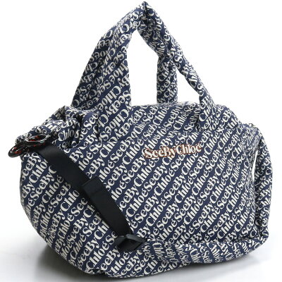 シーバイクロエ SEE BY CHLOE トートバッグ ブランド バッグ CHS21ASB19998 49Q ROYAL NAVY ネイビー系 bag-01