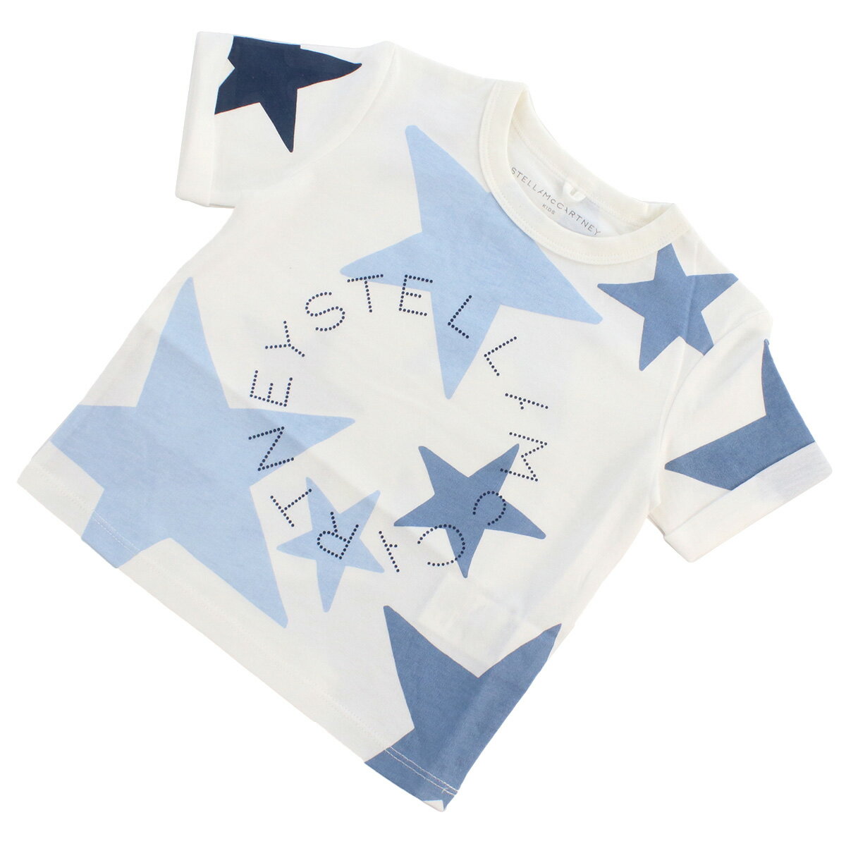 楽天Tricolore ［トリコローレ］ステラマッカートニー STELLA MCCARTNEY ベビー Tシャツ ブランド TS8C11 Z0913 101MC ホワイト系 kb-01 sm-02