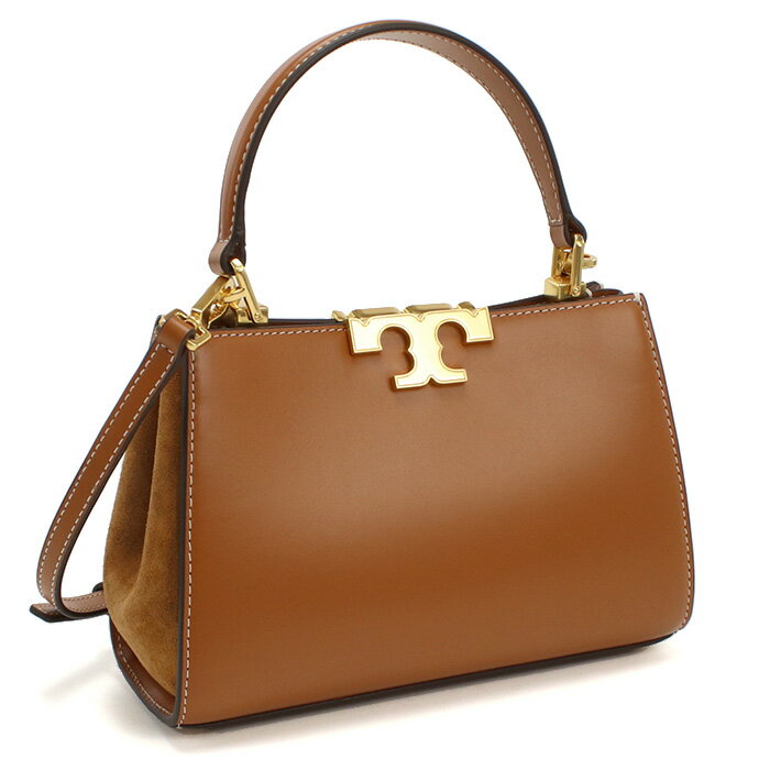 トリーバーチ ハンドバッグ トリーバーチ TORY BURCH ELEANOR ハンドバッグ ミニサッチェル レディース ブランド 154816　201 WHISKEY ブラウン系 bag-01