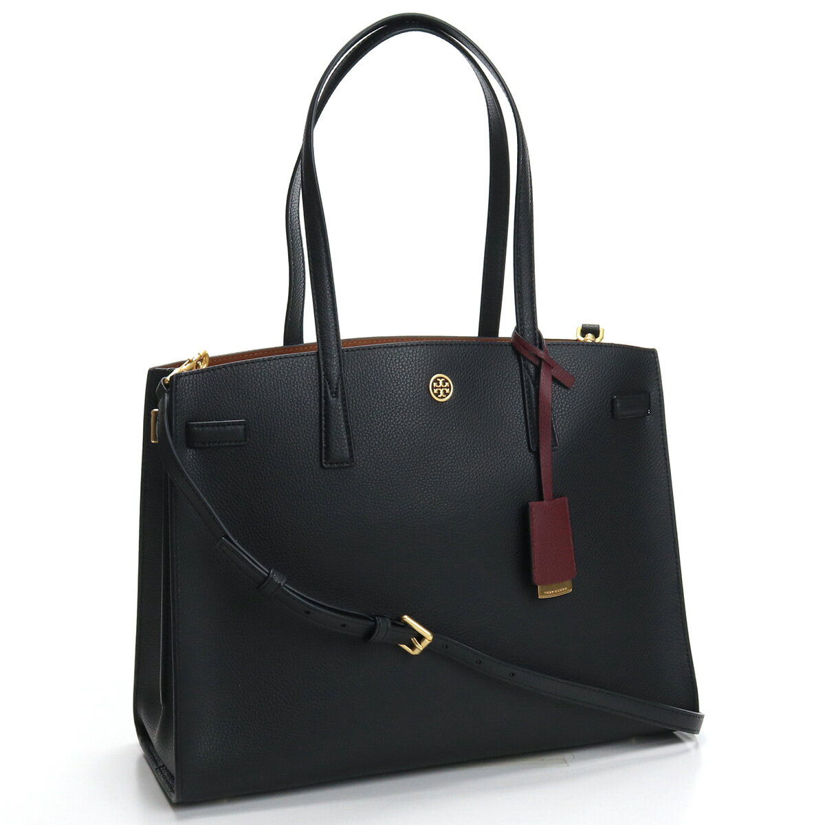 トリーバーチ TORY BURCH WALKER トートバッグ ブランド バッグ 73623 001 ウォーカーサッチェル BLACK ブラック bag-01