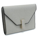 ヴァレクストラ VALEXTRA 三折財布小銭入付き イジィデ ウォレット V9E05 028 00CE グレー系 wallet-01 mini-01