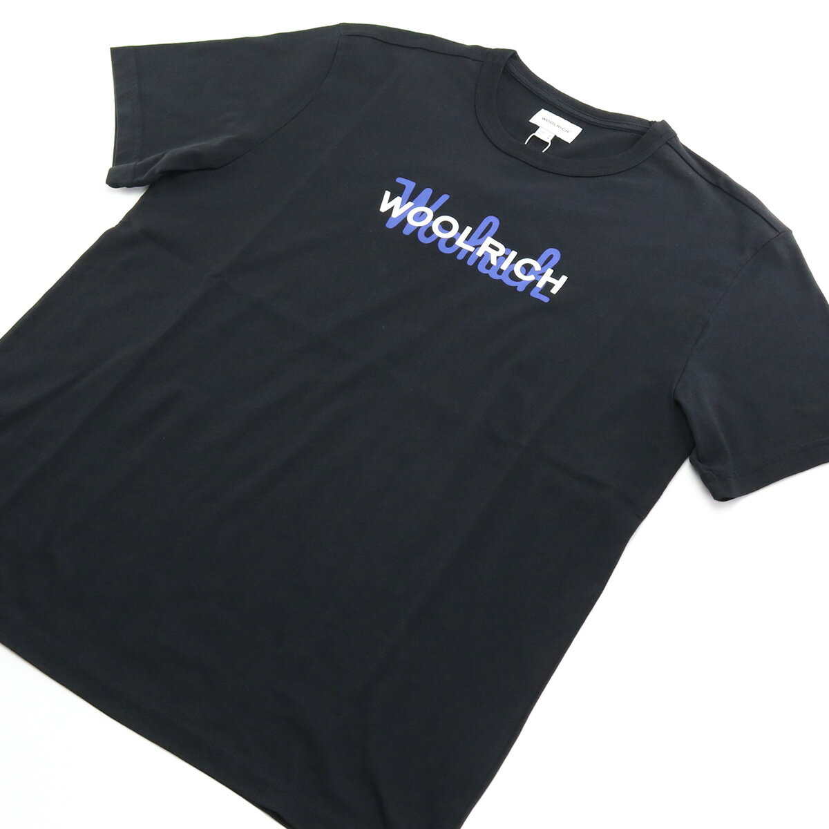 【夏SALE!!!】 ウールリッチ WOOLRICH メンズ−Tシャツ ブランドロゴ WOTE0048MR　UT1486　100 ブラック ts-01 apparel-01 FS-04