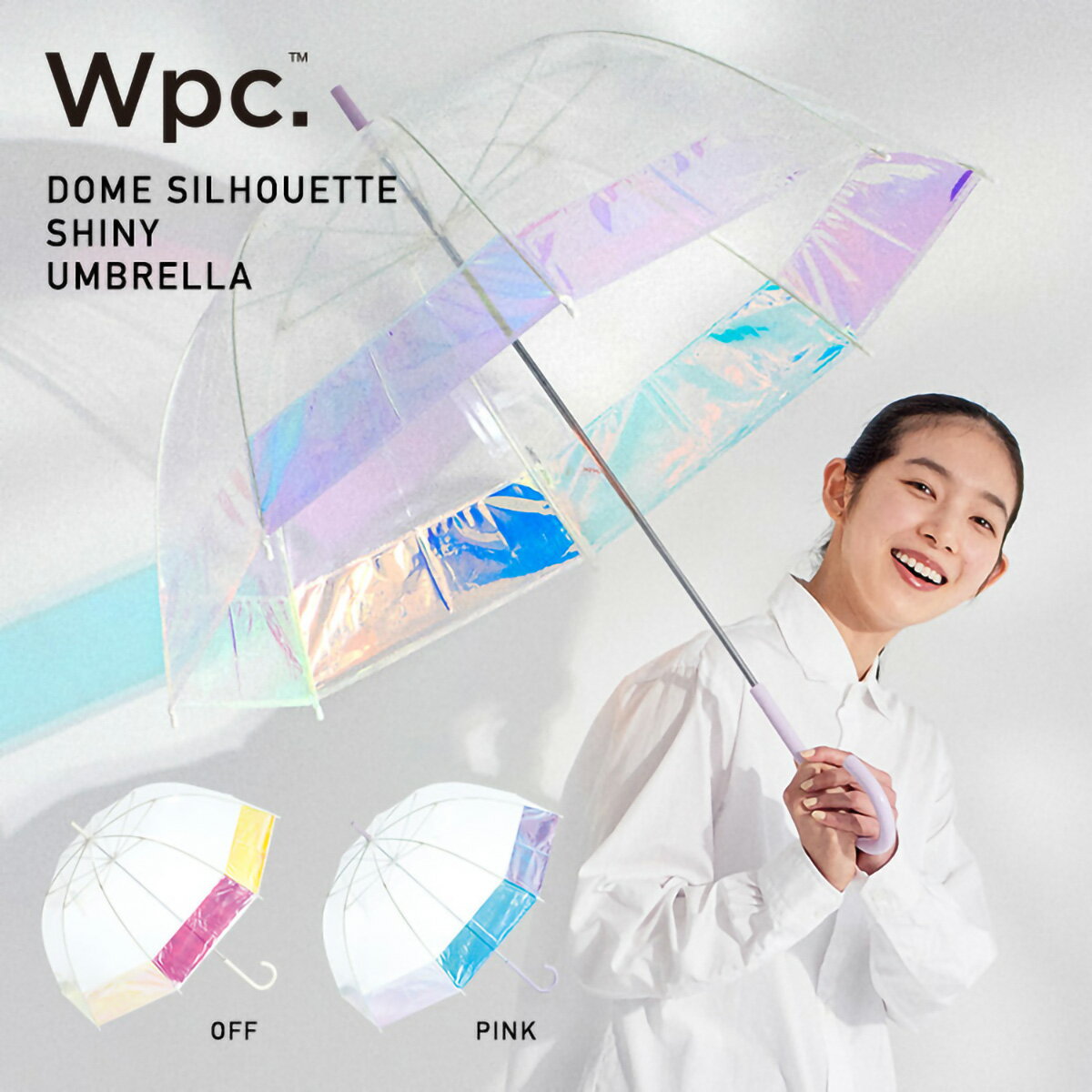 ڥݥ10ܡۥ֥塼ԡ Wpc. DOME SHINY UMBRELLA ɡॷ㥤ˡ֥ ӥˡ뻱 60cm PT-AU02 PT-031-001PT-032-001 աԥ