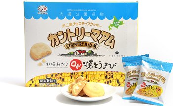 YOSHIMIと不二家のコラボ商品カントリーマアム　oh!焼きとうきび味　【16枚入】北海道 / お土産 / 土産 / みやげ / 北海道限定お菓子 / スイーツ / チョコレート / お返し内祝い / お祝い / ギフト / ご挨拶 / 景品ばらまき菓子 / 個包装