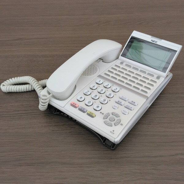 【中古】 NEC 業務用 電話機 ビジネスフォン DT800 Series ITZ-24D-2D ホワイト