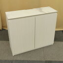 【中古】 キャビネット 両開き Caato/カット カウンター下収納 キャビネット