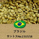 コーヒー豆 ブラジル産 サントス No.2 S17/18 未焙煎 生豆 100g〜 プレゼント ギフト プレゼント ギフト 014151.com