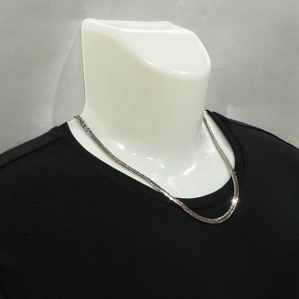 【レビューキャンペーン対象】 シルバーネックレス 12面 SV925 喜平 50cm 約20g ネックレス 幅約5mm 中折 メンズ レディース