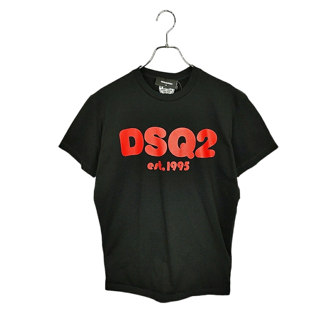 樂天商城 - 【中古】DSQUARED2 ディースクエアード EST.1995 クルーネック Tシャツ S74GD1086 S23009 900 M ブラック