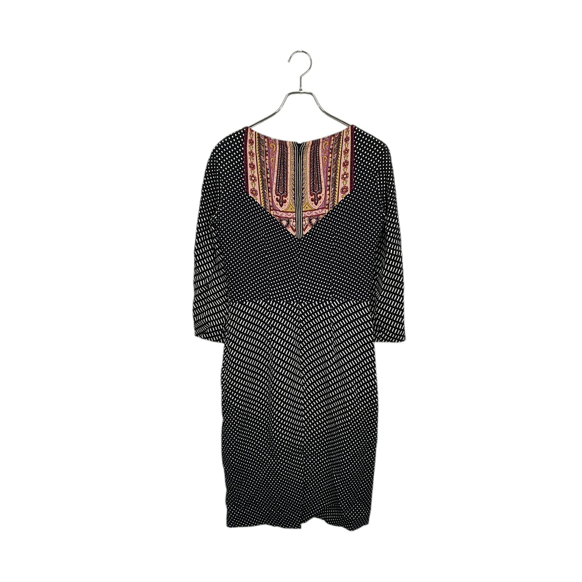 【中古】ETRO エトロ 総柄 ペイズリー レーヨン ワンピース 152-17492-5176 42 マルチ