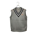 【中古】MARK&LONA マークアンドロナ ゴルフ 20SS Freq Mesh Vest レーヨン ベスト MLM-0A-AC07 44 グレー