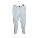 【中古】DESCENTE GOLF デサントゴルフ ナイロン ストレッチ パンツ DGMYJD05 S ブルー