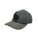 【中古】Chrome Hearts クロムハーツ CH レザーパッチウールキャップ F グレー(4)