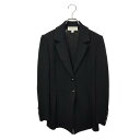 【中古】ST.JOHN セントジョン ウール レーヨン サンタナ ニットジャケット 4 ブラック
