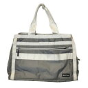 【中古】BRIEFING GOLF ブリーフィングゴルフ 3 ROOM WIRE ECO TWILL ラージ トートバッグ F グレー