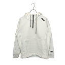 【中古】TFW49 ティーエフダブリュー ゴルフ 22SS COMBINATION HOODIE ハーフジップ パーカー T042220007 M ホワイト