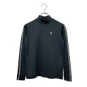 【中古】PEARLY GATES パーリーゲイツ ゴルフ 21AW モックネック 長袖 Tシャツ 055-1266002 1 ネイビー