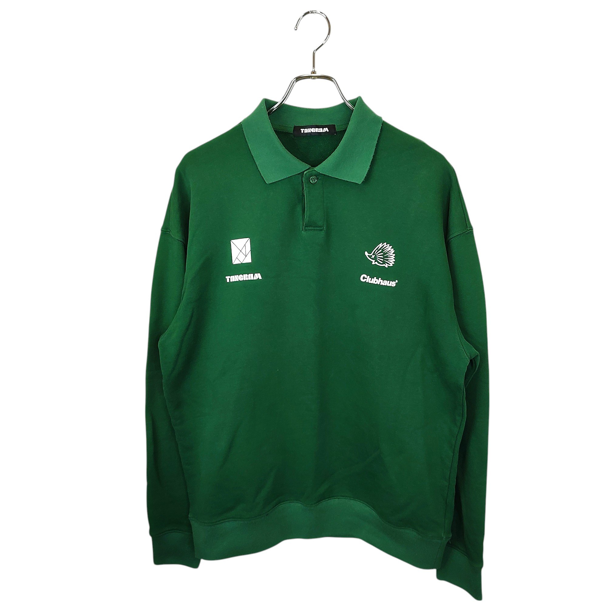 šTANGRAM 󥰥  x CLUBHAUS ֥ϥ CREW POLO SHIRTS Ĺµ å ݥ...