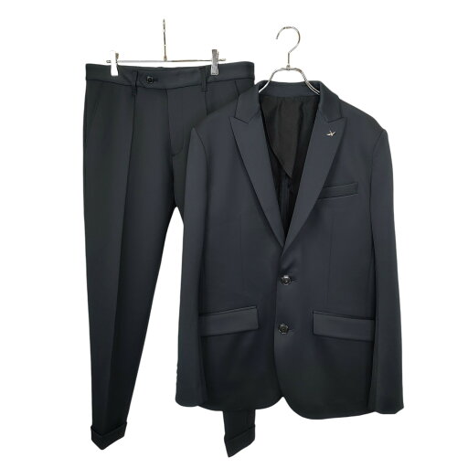 【中古】1PIU1UGUALE3 ウノピゥウノウグァーレトレ 24AW 2B JACKET CREASE SLACKS スーツ セットアップ MRB612-POE386 MRP565-POE386 6 ネイビー 【中古】1PIU1UGUALE3 ウノピゥウノウグァーレトレ 24AW 2B JACKET CREASE SLACKS スーツ セットアップ MRB612-POE386 MRP565-POE386 6 ネイビー