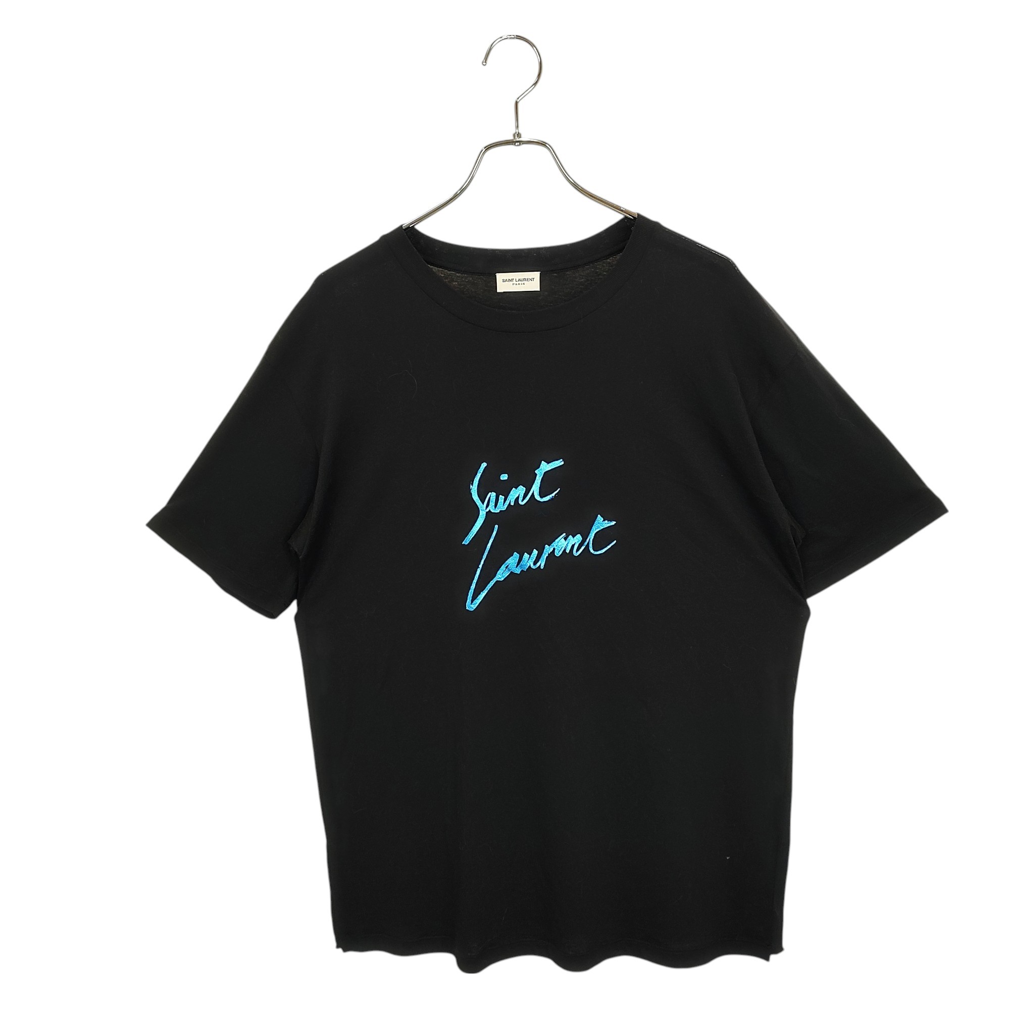 サンローランTシャツ黒 ロゴ入り デニムやパンツに○ 楽天市場】サンローラン(柄ロゴ)(Tシャツ・カットソー