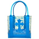 【中古】Chrome Hearts クロムハーツ クロムハーツ PVC クリア ミニ トートバッグ F ブルー