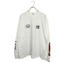 【中古】SAPEur サプール ビックリマン スーパーデビル 長袖 Tシャツ XL ホワイト
