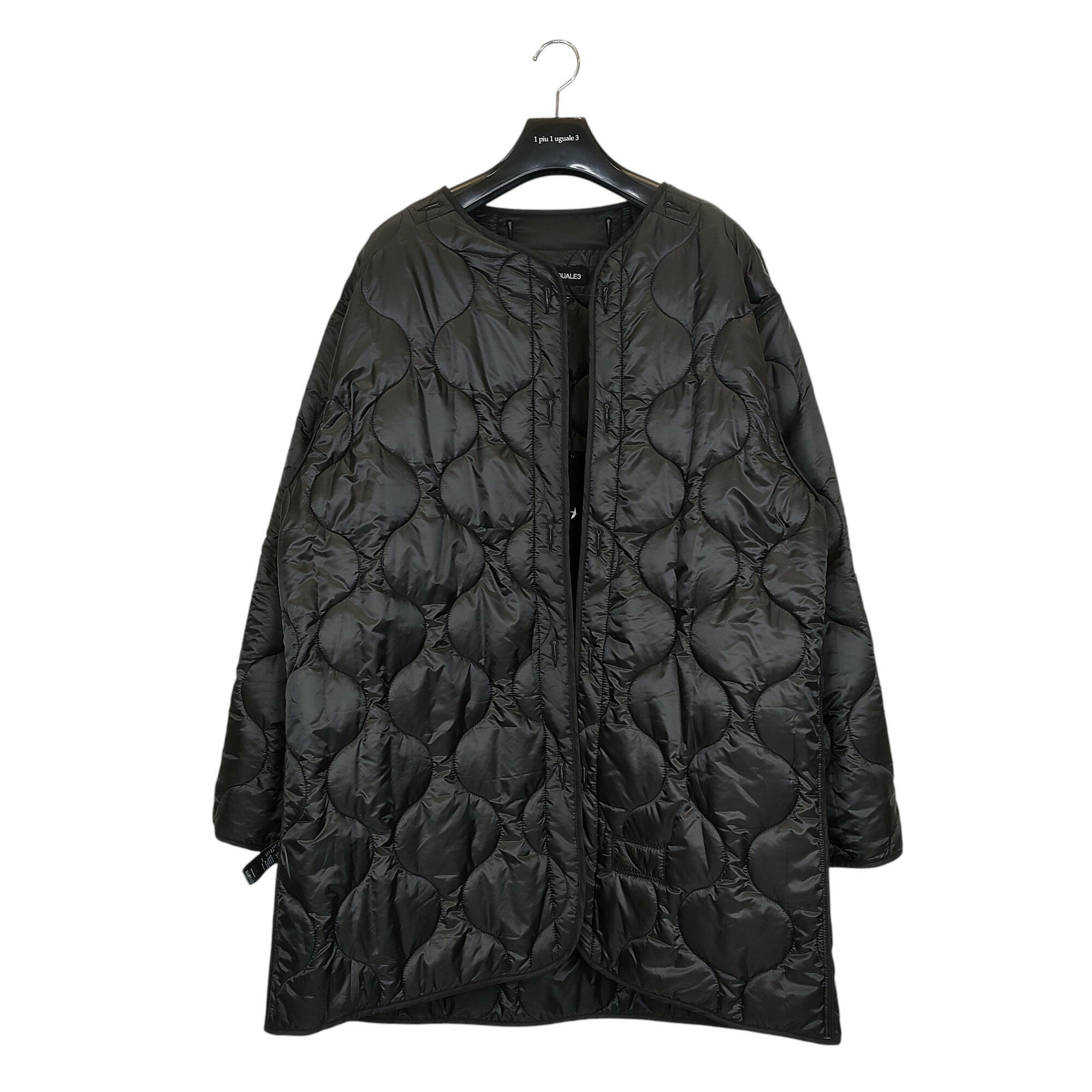 【中古】1PIU1UGUALE3 ウノピゥウノウグァーレトレ BLACK MILITARY BY YOSHIMASA HOSHIBA M-51 FIELD PARKA LINING ライナー コート MRB598 POE376 7 ブラック
