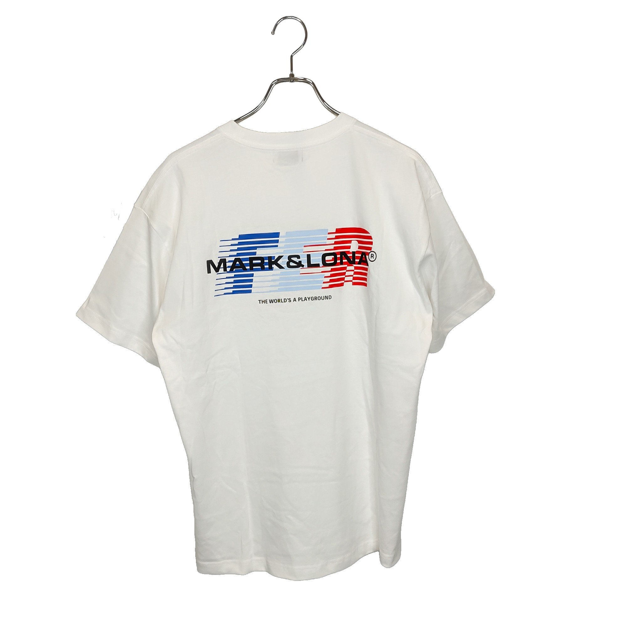 【中古】MARK＆LONA マークアンドロナ ゴルフ FER COLLECTION 25SS Warp Relaxed Tee 半袖 Tシャツ MFM-5A-AA01 46 ホワイト