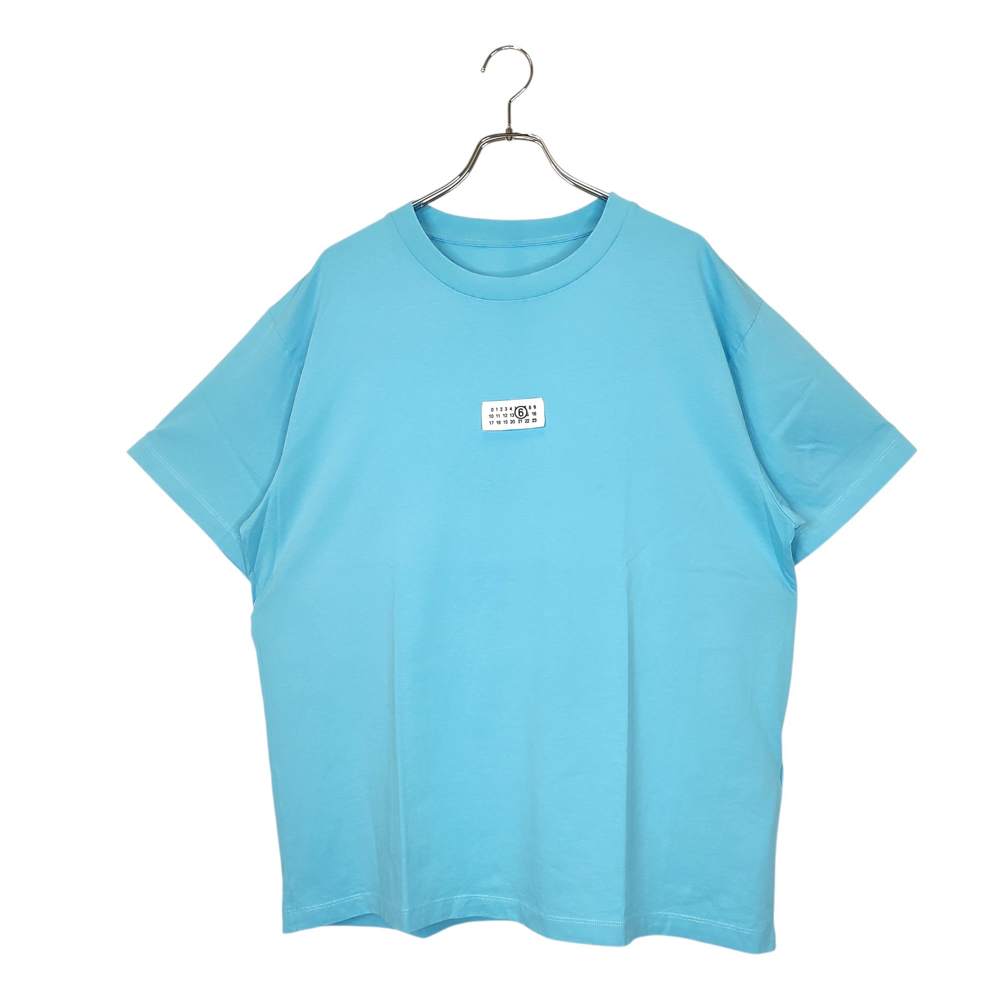 樂天商城 - 【中古】MM6 エムエムシックス Maison Margiela 25SS ナンバリング ロゴ 半袖 Tシャツ SH0GC0033 S24312 M ブルー