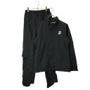 【中古】BRIDGESTONE SPORTS ブリジストン スポーツ ナイロン セットアップ AD-81G01.03/AD-81G02.03 S ブラック